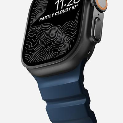 Nomad Rocky Point band / black hardware (45-49mm) - Atlantic Nomad Rocky Point band / black hardware (45-49mm) - Atlantic