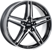 CMS WHEELS C29 Zwart gepolijst - thumbnail