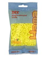 Hama strijkkralen 1000 stuks geel pastel - thumbnail