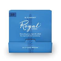 D&apos;Addario Woodwinds RCB0120-B25 Royal Bb klarinetriet, sterkte 2.0, 25 stuks, filed - thumbnail