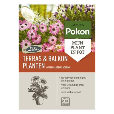 Pokon Terras & Balkon Planten Wateroplosbare Voeding 500g