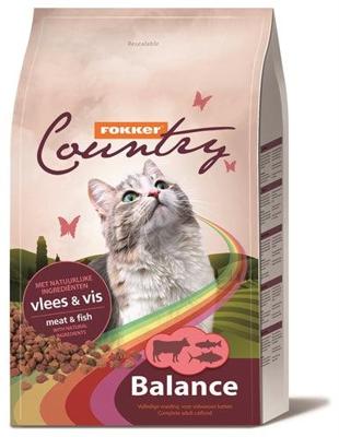 Fokker Country Balance met vlees en vis kattenvoer 10 kg Fokker Country Balance met vlees en vis kattenvoer 10 kg