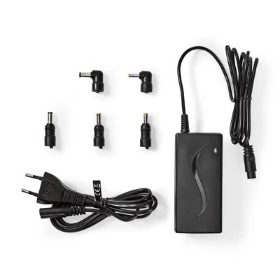 Notebookadapter universeel met vijf stekkers 45W 9.5V - 1A USB