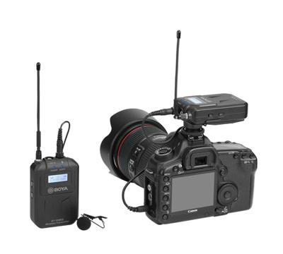Boya uhf duo lavalier microfoon draadloos by-wm6s - thumbnail