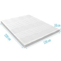 Harde topdekmatras 120x220 dikte 10 cm - thumbnail