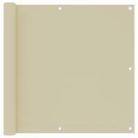 Balkonscherm 90x300 cm oxford stof crme - thumbnail