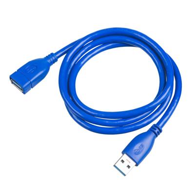 Akyga AK-USB-28 USB-kabel USB 3.2 Gen1 USB-A stekker, USB-A bus 1.00 m Zwart