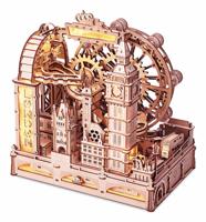 Robotime Knikkerbaan London Sightseeing Walk Bouwpakket DIY Knutselen - thumbnail