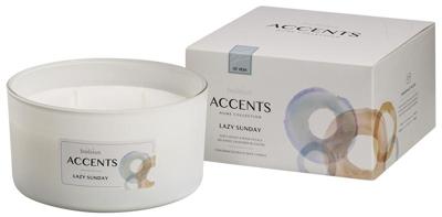 Bolsius Geurkaars in Glas Accents Multi Lont Lazy Sunday - 8 cm / ø 14.5 cm