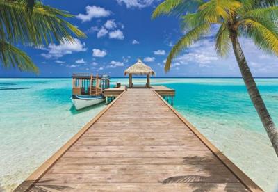 Komar Home; Komar Colours Fotobehang Beach Resort - 8-921
