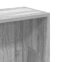 Boekenkast 80x24x109 cm bewerkt hout grijs sonoma eikenkleurig - thumbnail
