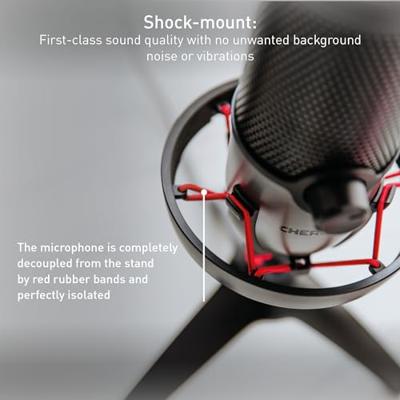 CHERRY UM 6.0 ADVANCED Zwart, Zilver Tafelmicrofoon