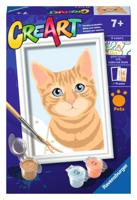 Ravensburger CreArt Schilderen op Nummer Rode Kater - thumbnail