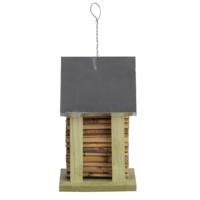 Esschert Design bijenhuis 15,2 x 20 cm hout/bamboe naturel - thumbnail