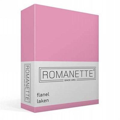 Romanette Romanette flanel laken roze 150x260