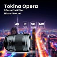 Tokina Opera 50mm f/1.4 FF Lens voor Nikon F - thumbnail