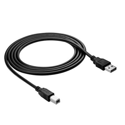 Akyga USB-kabel USB-A stekker, USB-B stekker 1.80 m Zwart AK-USB-04