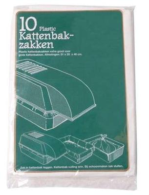Kattenbakzakken XL 51x20x46cm 10st