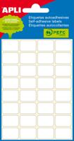 Apli ronde etiketten in etui diameter 13 mm, wit, 210 stuks, 35 per blad (2661) - thumbnail