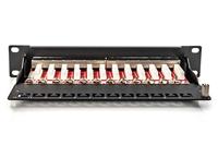 Digitus DN-91612S-EA 12 poorten CAT 6A 1 HE - thumbnail