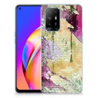 Hoesje maken OPPO A94 5G | Reno5 Z Letter Painting - thumbnail