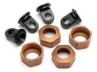 Shock caps for c8104,8105 std. brown 4pcs (101005) - thumbnail