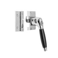 De Oude Deurklink Raamsluiting nikkel met slot Deco rechts - thumbnail