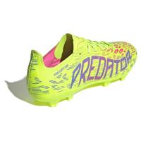 adidas Predator League Gras / Kunstgras Voetbalschoenen (MG) Neongeel Blauw Roze - thumbnail