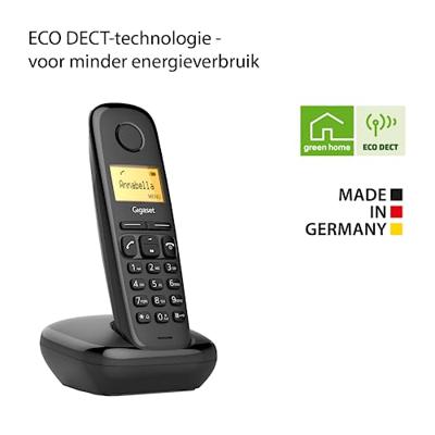 Gigaset A270 Trio Huistelefoon Zwart - thumbnail