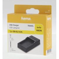 Hama USB-oplader Travel Voor Nikon EN-EL14/14a - thumbnail