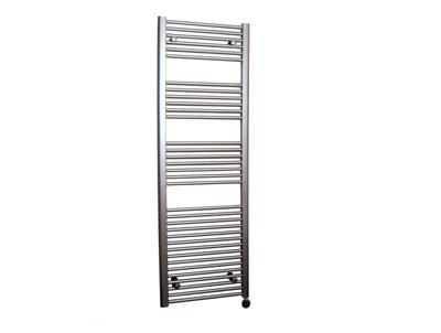 Elektrische Design Radiator Sanicare Plug En Play 111,8 x 45 cm Inox Look Incl Montage Set 596 Watt Sanicare