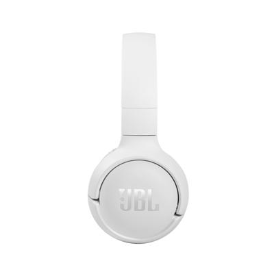 JBL Tune 510BT On Ear koptelefoon Bluetooth Wit Headset, Vouwbaar, Indicator voor batterijstatus, Microfoon uitschakelbaar (mute)