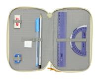 Driedubbele Pennenzak Mufasa Groen Beige 12,5 x 19,5 x 5,5 cm 37 Onderdelen - thumbnail