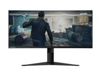 Lenovo G34w-10 86,4 cm (34 inch), 3440x1440, QHD, 144Hz, ontspiegeld) monitor (HDMI, DisplayPort, 4ms reactietijd, AMD Radeon FreeSync, in hoogte verstelbaar) zwart - thumbnail