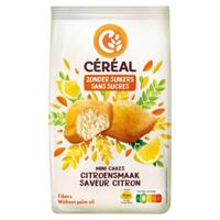 Cereal Mini cakes met citroensmaak zonder suikers 196 Gram - thumbnail