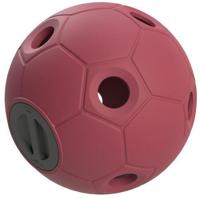 Voerspeelbal soccer roze - thumbnail
