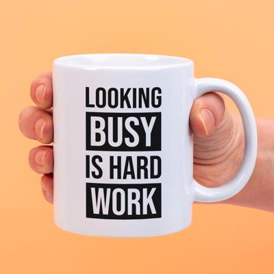 Mok Looking busy is hard work