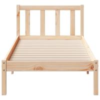 Bedframe extra lang zonder matras massief grenenhout 90x210 cm - thumbnail