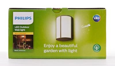 Philips LED Stock 164649316 LED-buitenlamp (wand) LED LED vast ingebouwd 6 W Antraciet Philips LED Stock 164649316 LED-buitenlamp (wand) LED LED vast ingebouwd 6 W Antraciet