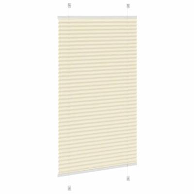 Pliss rolgordijn 75x100 cm stofbreedte 74,4 cm polyester crme