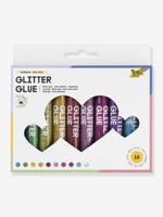 Set van 10 glitter lijmpennen FOLIA meerkleurig - thumbnail