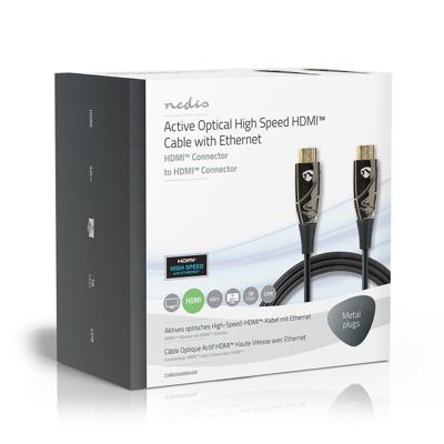 Nedis CVBG3400BK400 High Speed Hdmi™-kabel Met Ethernet Aoc Hdmi™-connector - Hdmi™-connector 40,0 M Zwart