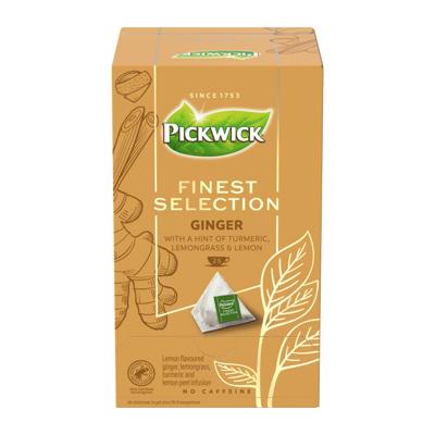 Thee pickwick finest selection ginger 25x2gr | 4 stuks