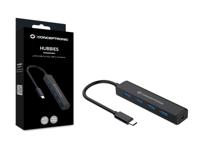 Conceptronic CTC4USB3 USB 3.1 (3.1 Gen 2) Type-C 5000Mbit/s hub & concentrator - thumbnail