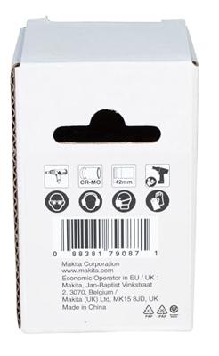 Makita E-16221 Impact Black Krachtdop 1/2" kort | 30 mm - thumbnail