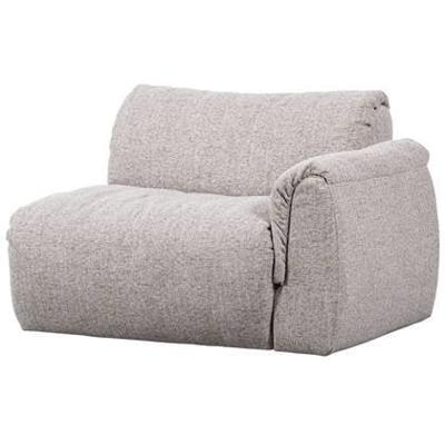 WOOOD Baggy 1-Zits Met Arm Rechts Geweven Stof - Naturel Melange -