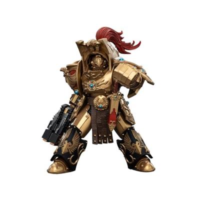 Warhammer The Horus Heresy Action Figure 1/18 Legio Custodes Aquilon Terminator Squad Aquilon with twin-linked Adrathic Destructor 14 cm