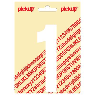 Plakcijfer Nobel 120mm wit 1 Pickup - Pickup Plakcijfer Nobel 120mm wit 1 Pickup - Pickup