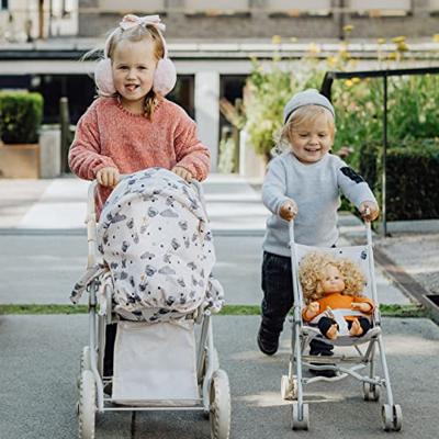 Mini-Poppenbuggy Luchtballonnen - Beige & Grijs