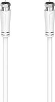 Hama Antenne, Satelliet Aansluitkabel [1x F-stekker - 1x F-stekker] 5 m Wit - thumbnail